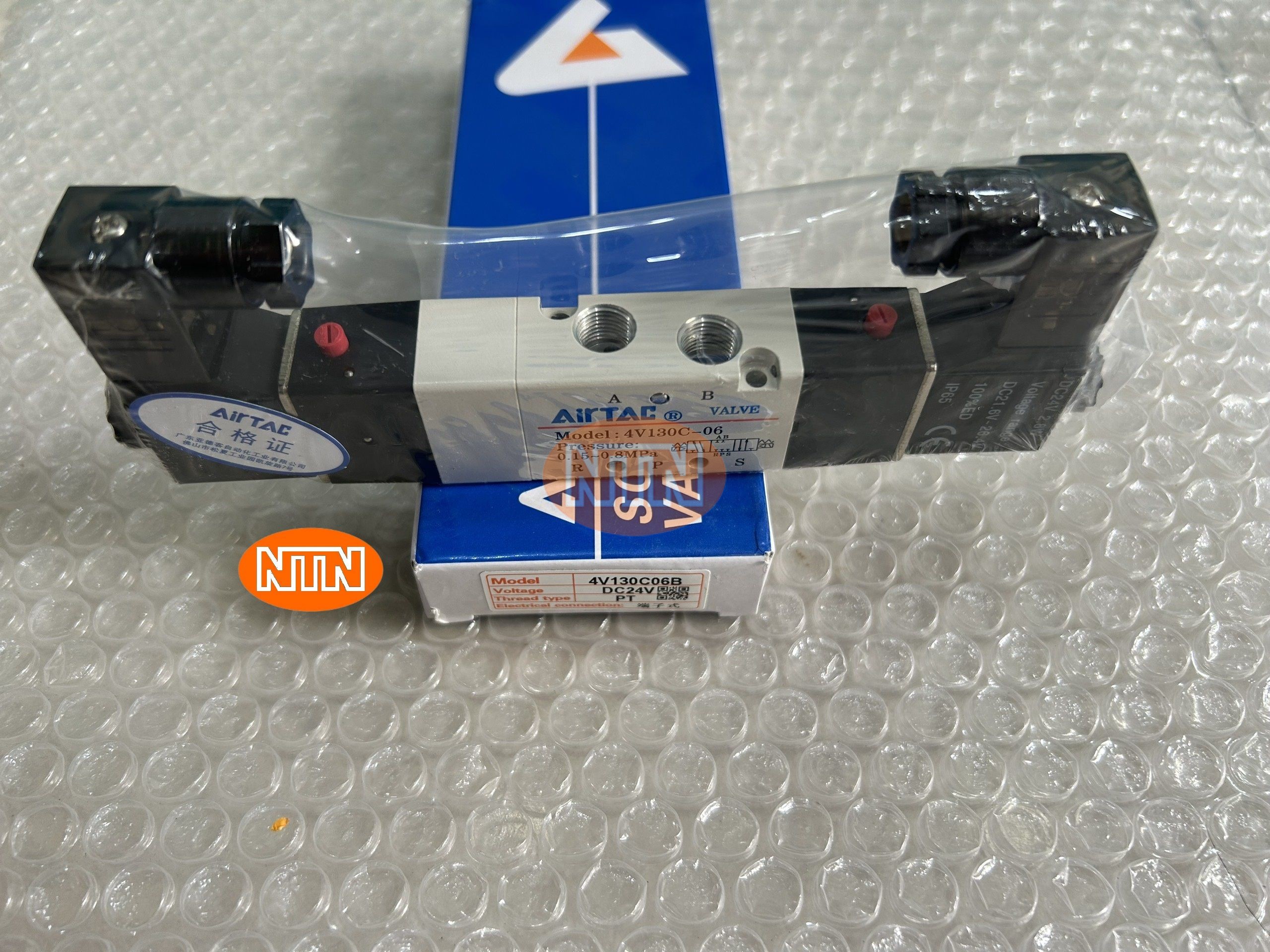 Solenoid Air Valve Airtac 4V130C-06 Van điện từ