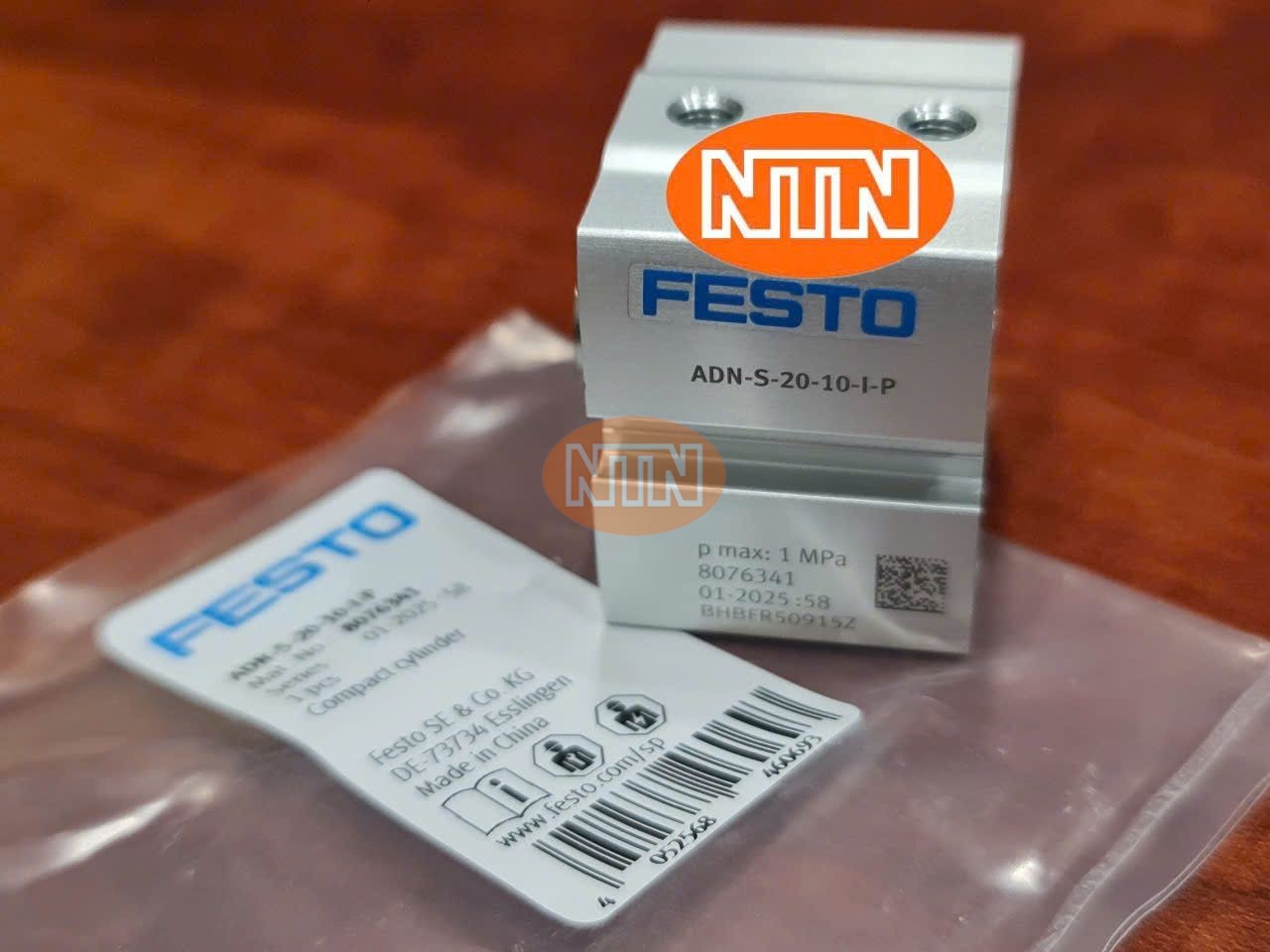 Compact Cylinder Festo ADN-S-20-10-I-P (8076341) Xi lanh khí nén