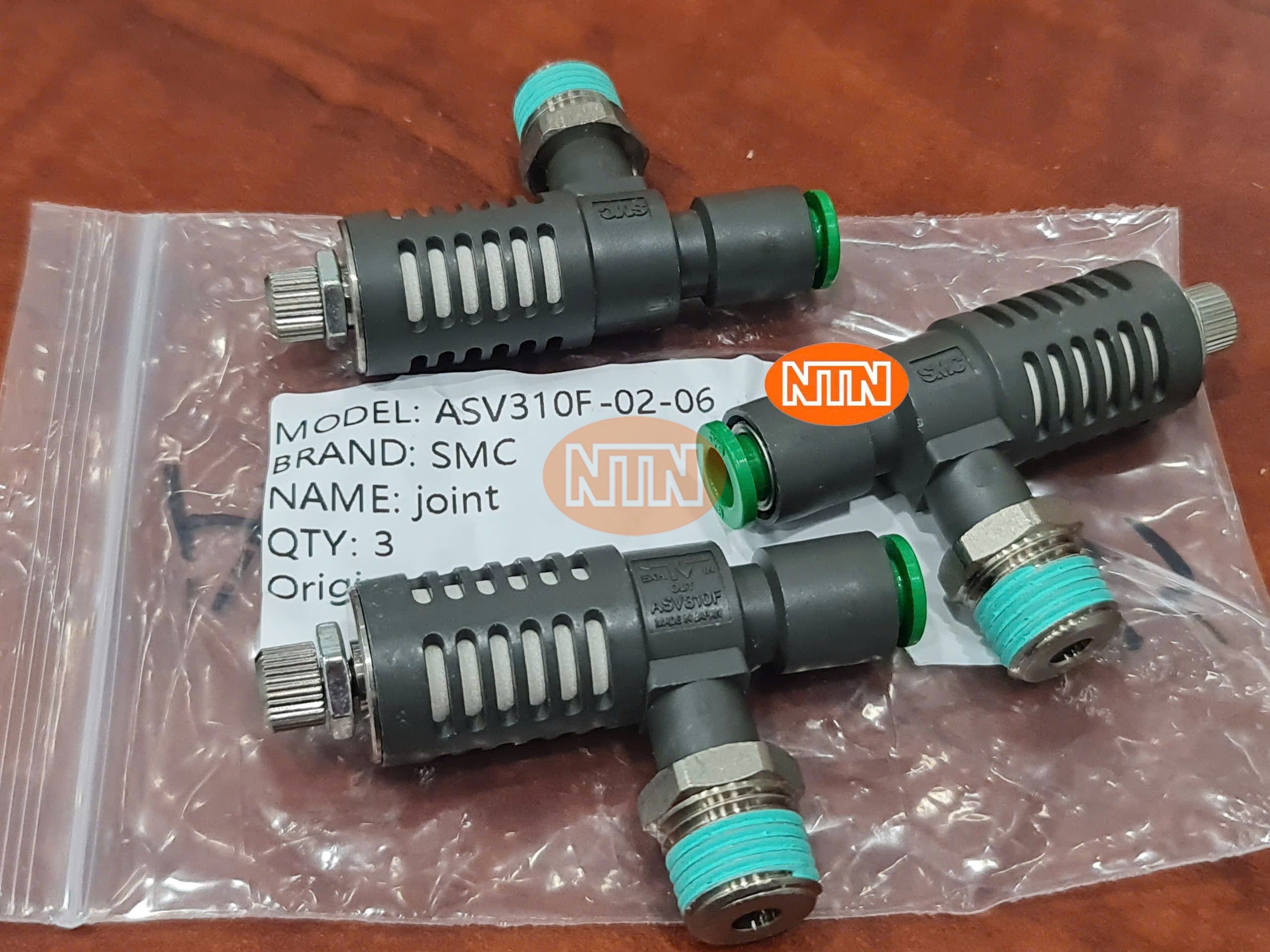 Speed Exhaust Controller SMC ASV310F-02-06 Van tiết lưu xả