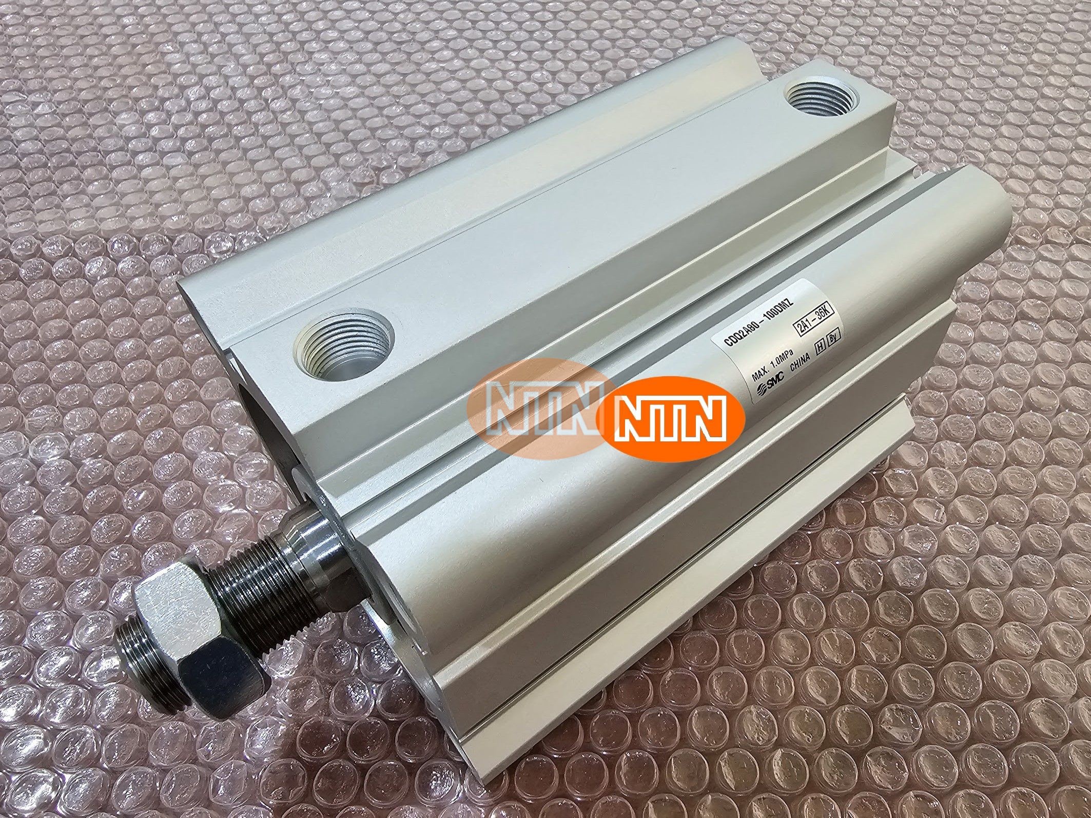 Compact cylinder SMC CDQ2A80-100DMZ Xi lanh khí nén