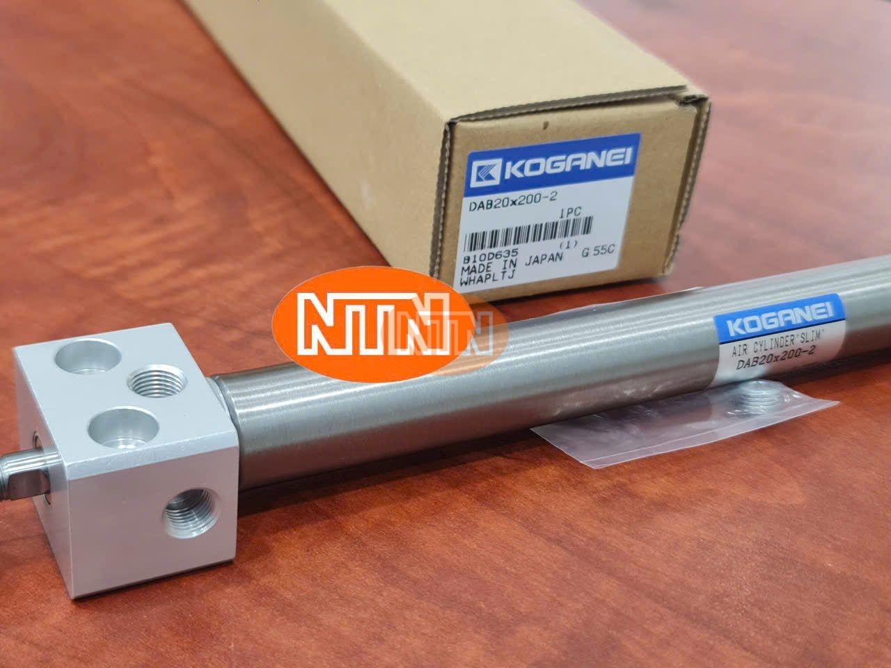 Slim Block Cylinder Koganei DAB20X200-2 Xi lanh khí nén