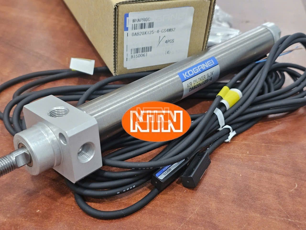 Slim Block Cylinder Koganei DAB20x125-4-CS4MB2 Xi lanh khí nén