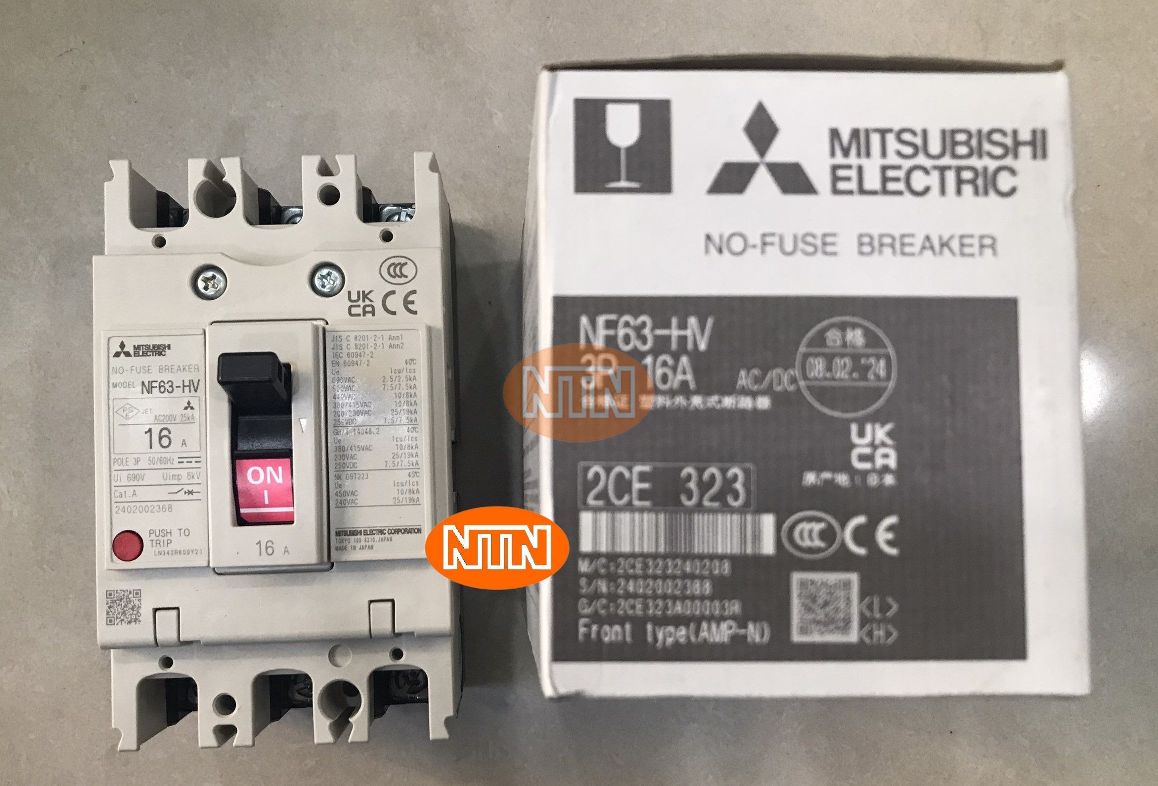 ELCB Fuji Electric EW32AAG-2P030A 30mA Cầu dao chống giật