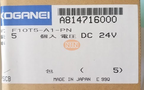 Solenoid valve Koganei F10T5-A1-PN-DC24V Van điện từ