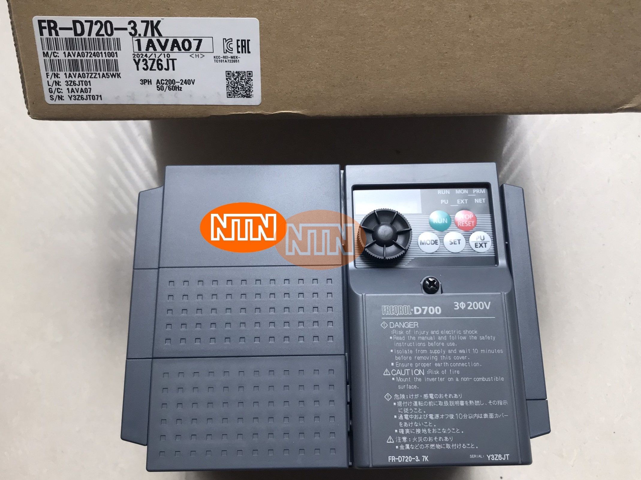 Inverter Mitsubishi FR-D720-3.7K Biến tần 3.7kW
