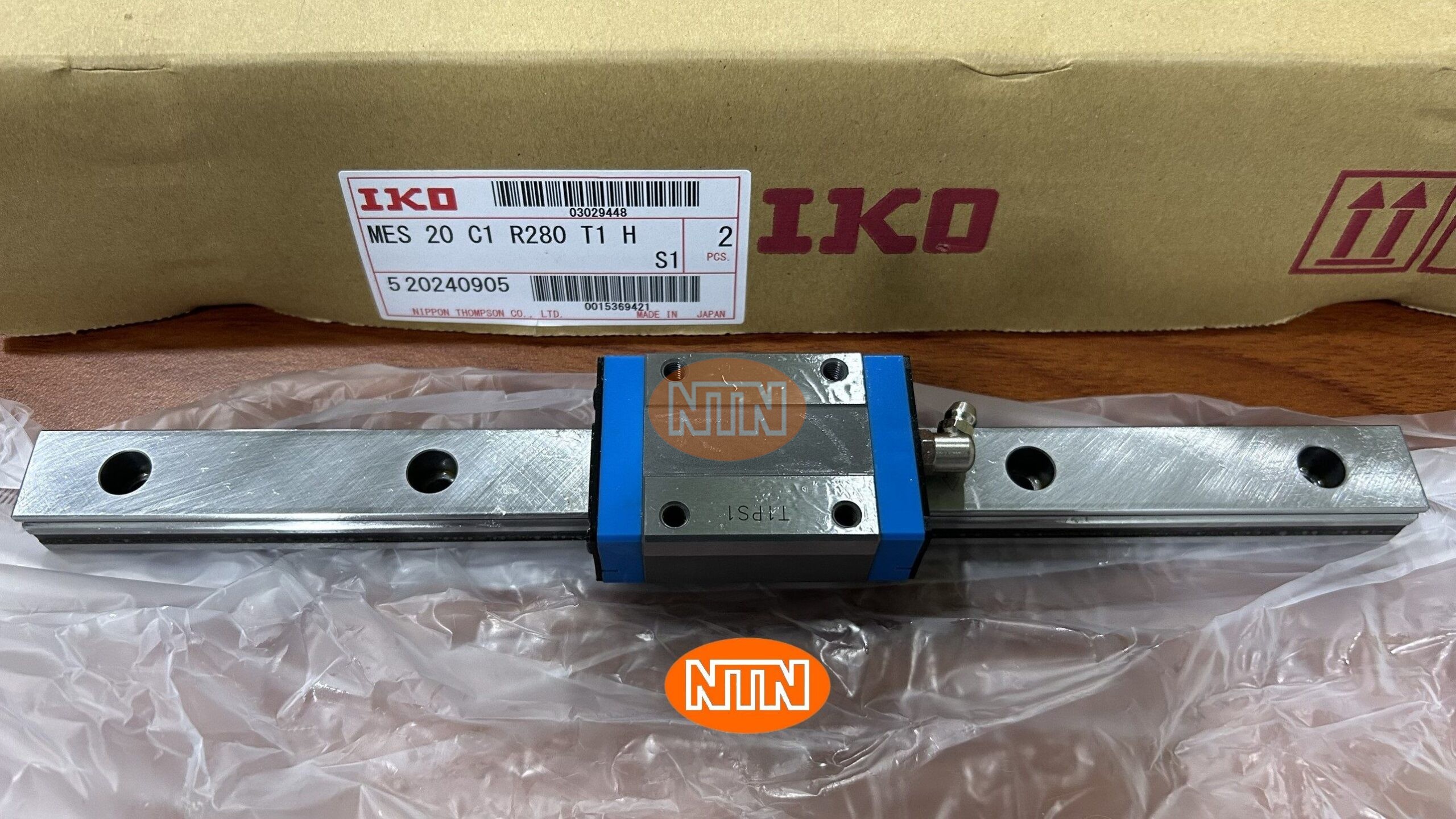 Linear Way E Series IKO MES20C1R280T1H/S1 Thanh trượt tuyến tính
