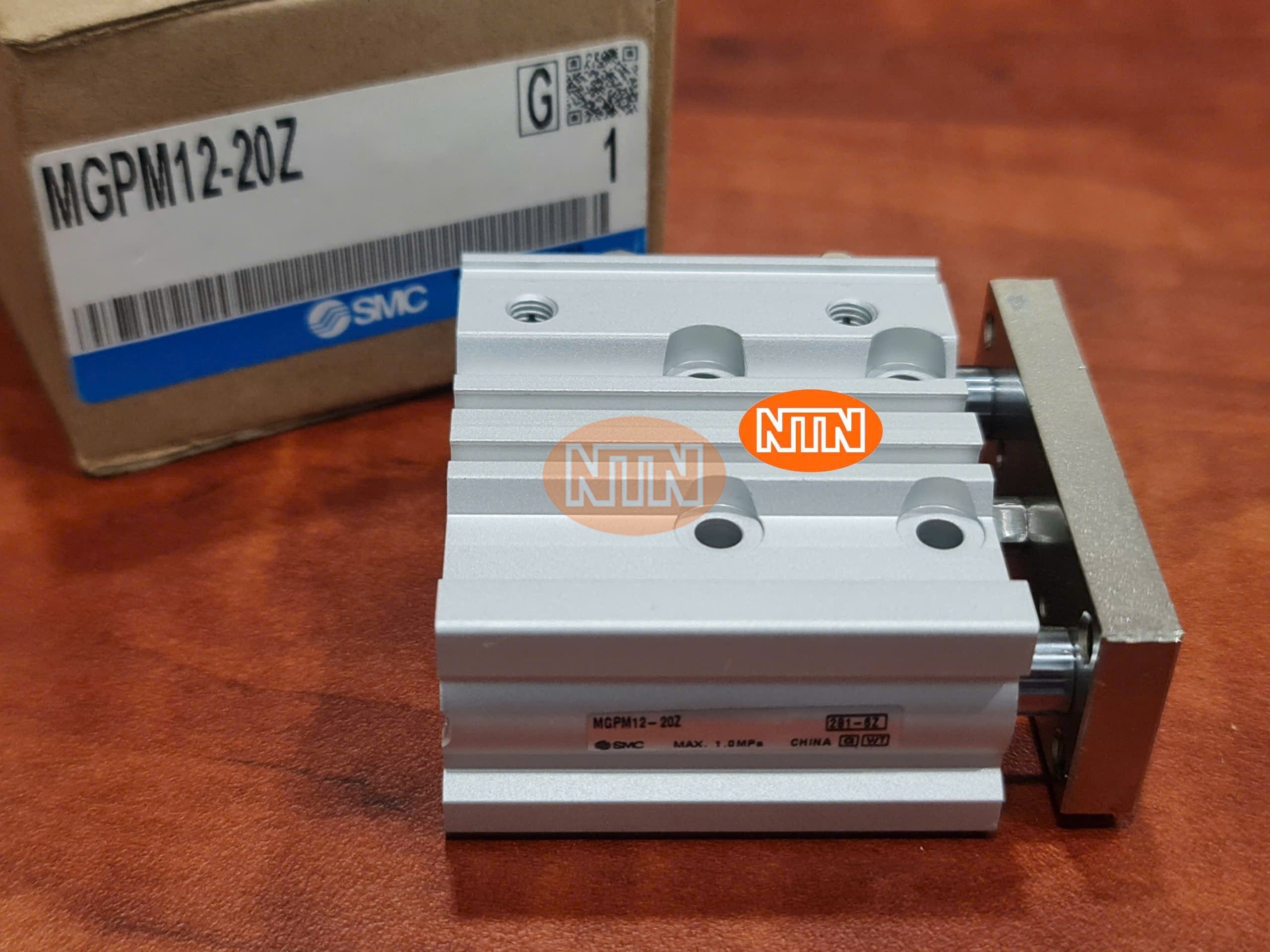 Compact Guide Cylinder SMC MGPM12-20Z Xi lanh khí nén