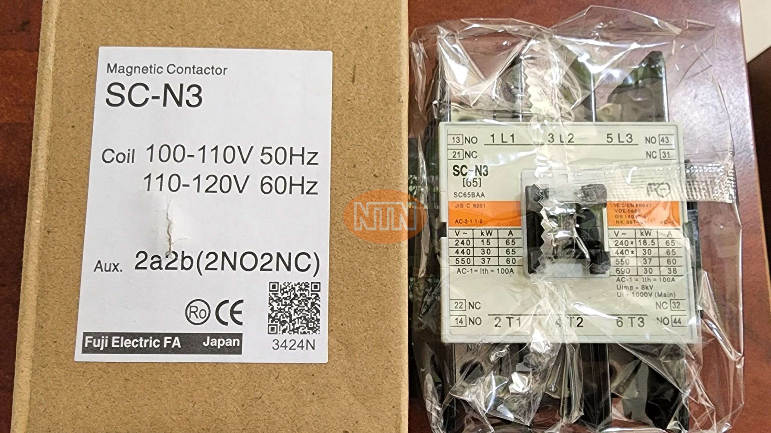Fuji Electric SC-N3 Coil AC100V 2a2b Khởi động từ