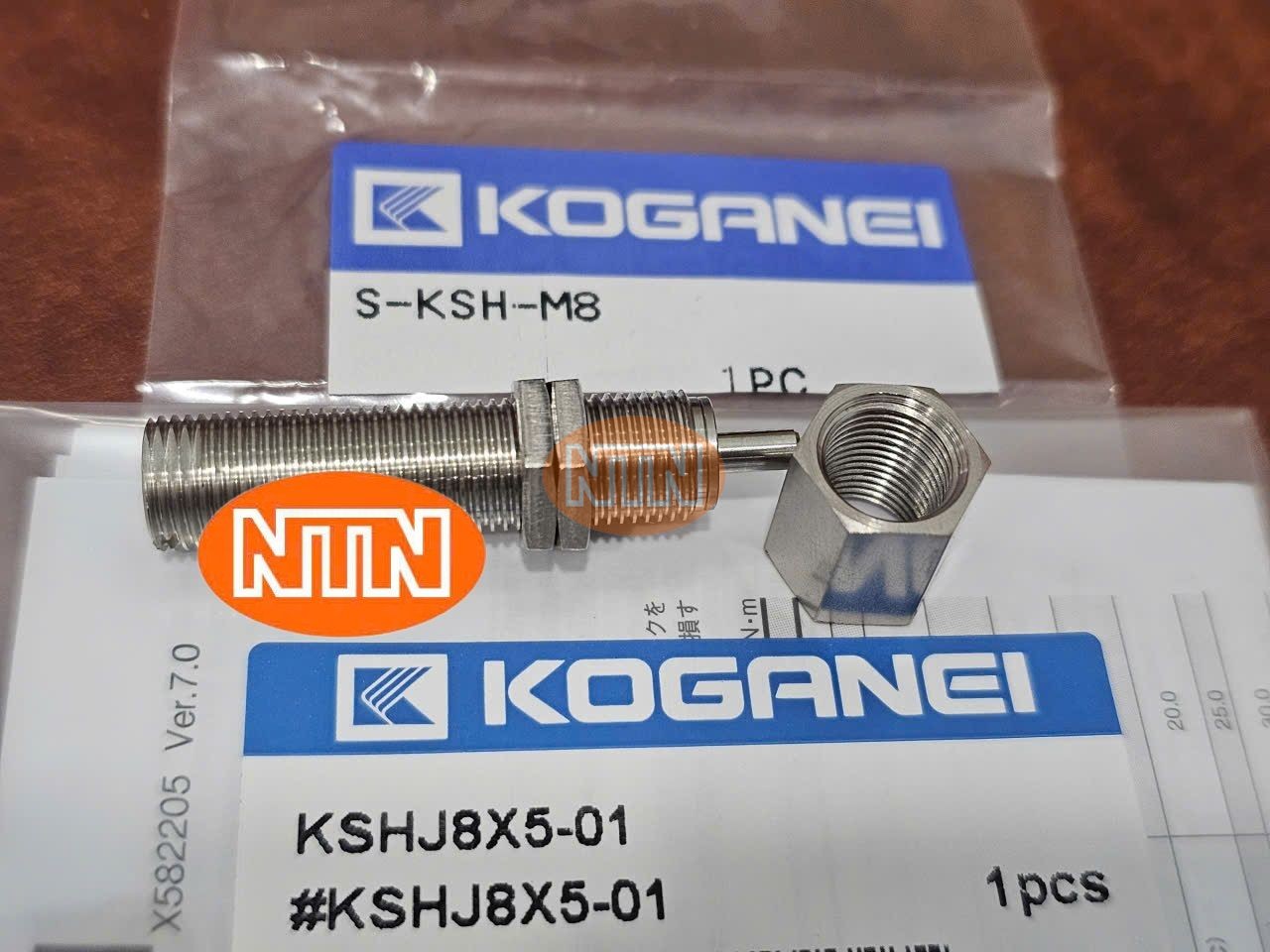 Twin Rod Cylinder Koganei TBDA10X50 Xi lanh dẫn hướng