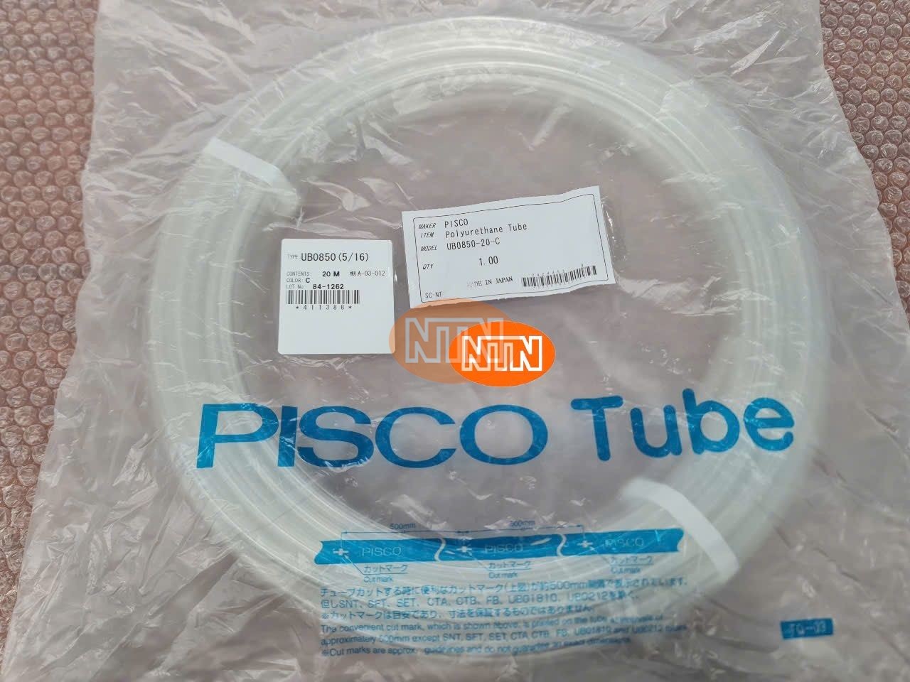 Polyurethane Tube PISCO UB0850-20-C Ống dẫn lưu chất